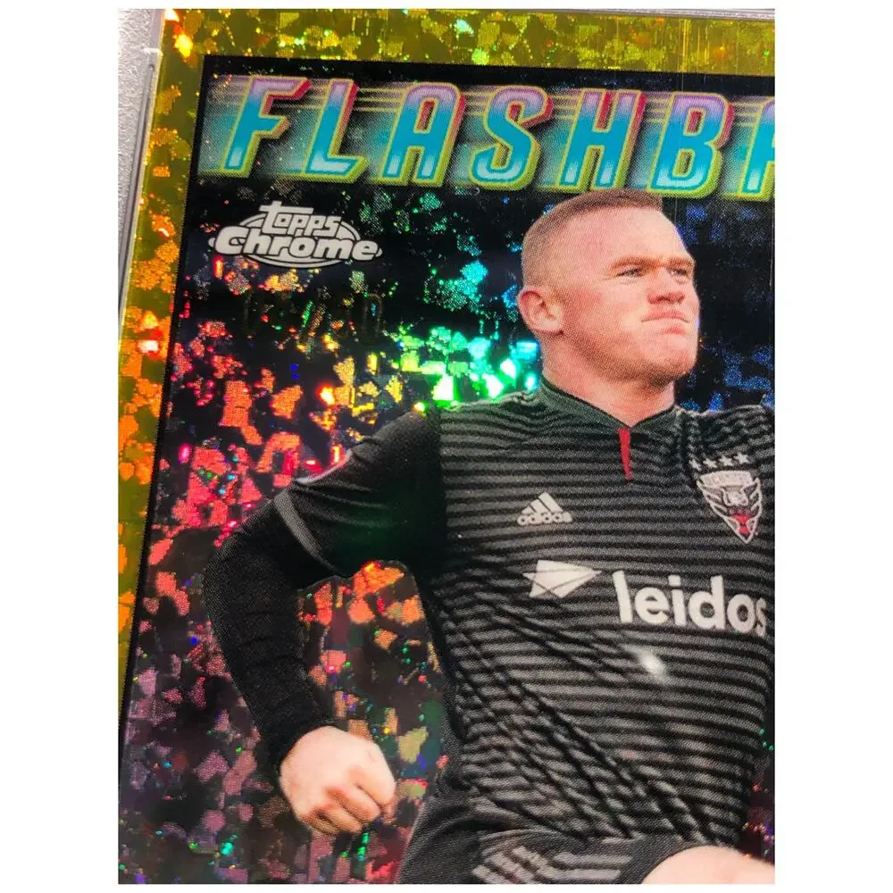 2023 Topps Chrome MLS Gold Mini-Diamond #81 Wayne Rooney /50 PSA 8 NM-MT